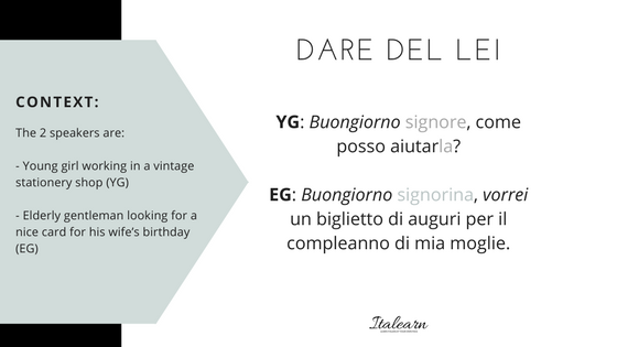 dare del lei-italearn.com