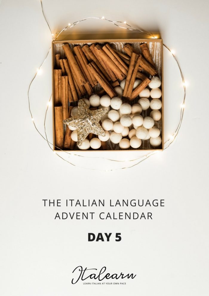 The Italian language Advent calendar ITALEARN