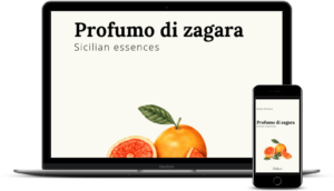 profumo di zagara - mockup laptop e smartphone - italearn.com