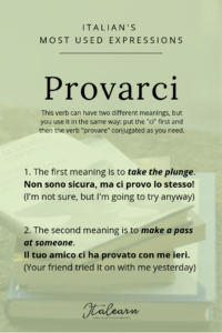 Italian's most used expressions_ provarci - italearn.com