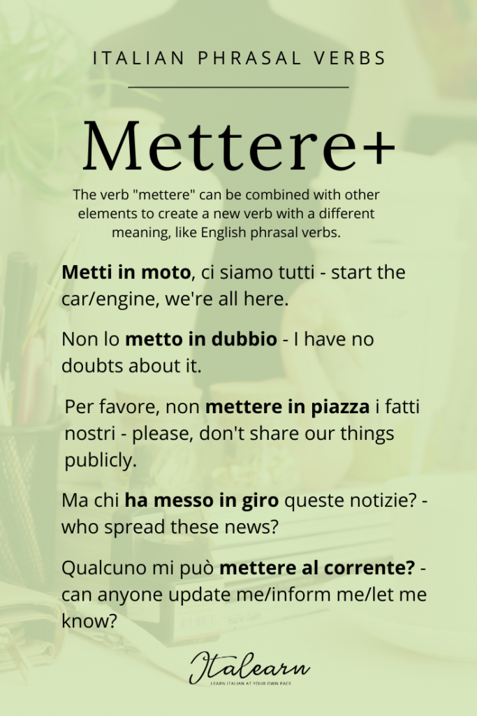 Italian phrasal verbs_ mettere - italearn.com