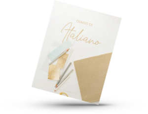 Diario di italiano - Gold foil, by italearn.com